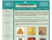 Tablet Screenshot of candlechem.com